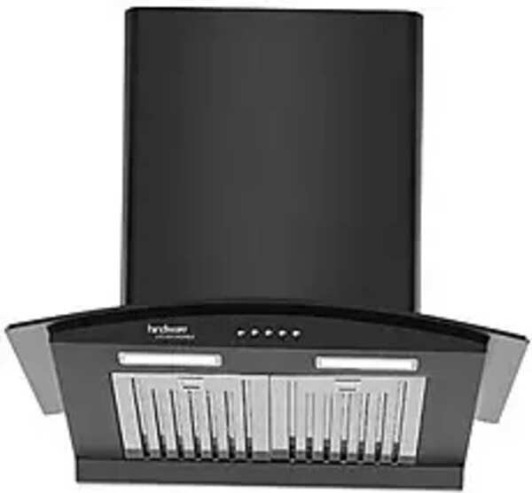 Hindware victoria 60 Auto Clean Wall Mounted Chimney (Black 1100 CMH) Photo Gallery and Official