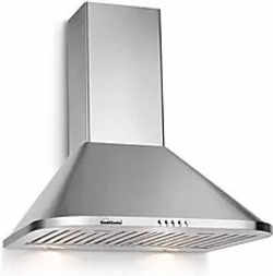 Sunflame MATRIX 60 SS BF Wall and Ceiling Mounted Chimney (Stainless Steel 1100 m3/hr)