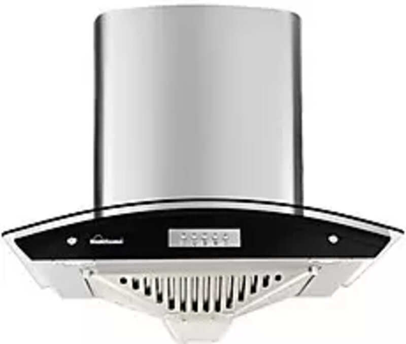 Sunflame REGEL 60 Wall And Ceiling Mounted Chimney SILVER 1100 CMH