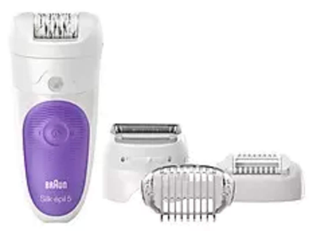 Compare Braun Silk-Epil 5 5-541 – Wet and Dry Cordless Epilator with 4