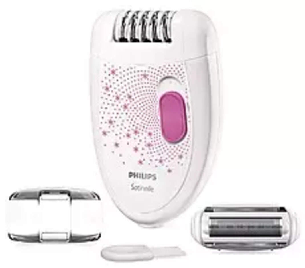Compare Philips BRE201/00 Satinelle Legs and Arms Epilator (Pink) vs