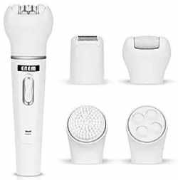 Enem 5 in 1 Rechargeable Electric Beauty Tools Kit for Women - Waterproof-Dry and Wet - EN0182AEM (White)