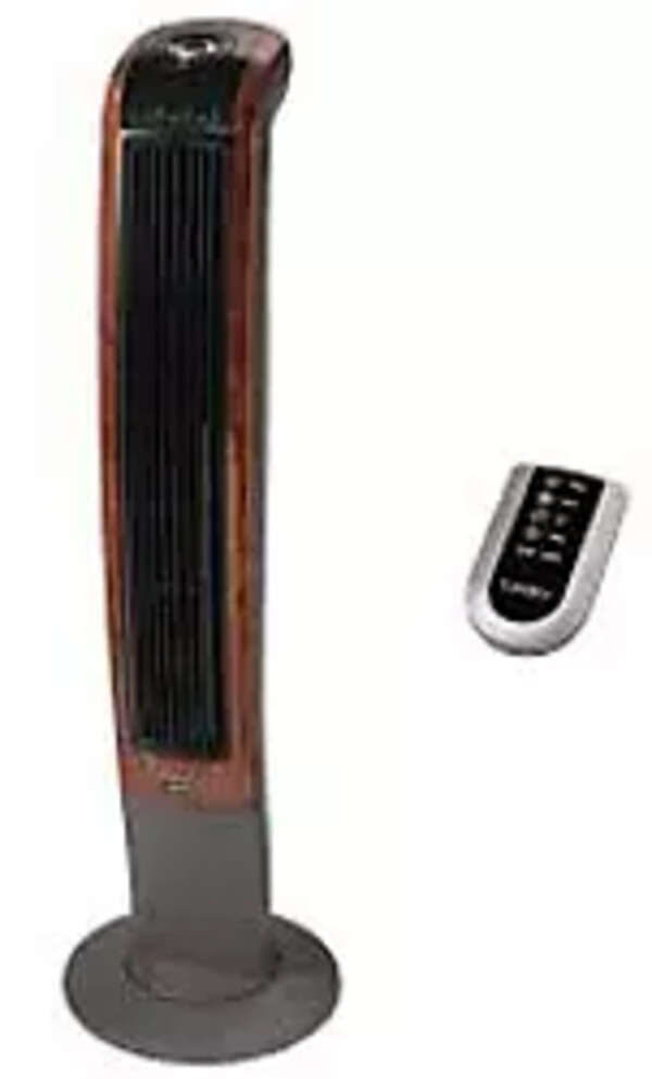 Lasko 42 Inch Wind Curve Ionizer with MultiFunction Remote Control