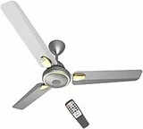 Atomberg Efficio+ 1200 mm BLDC Motor with Remote 3 Blade Ceiling Fan  (Sand Grey, Pack of 1)