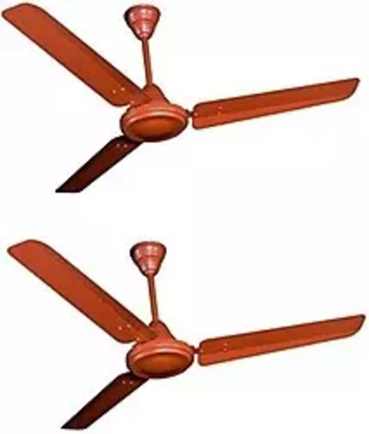 Brn Pack of 2 0 mm 3 Blade Ceiling Fan 