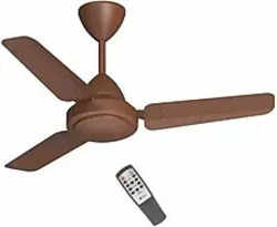 Atomberg Efficio 900 mm BLDC Motor with Remote 3 Blade Ceiling Fan  (Matte Brown, Pack of 1)