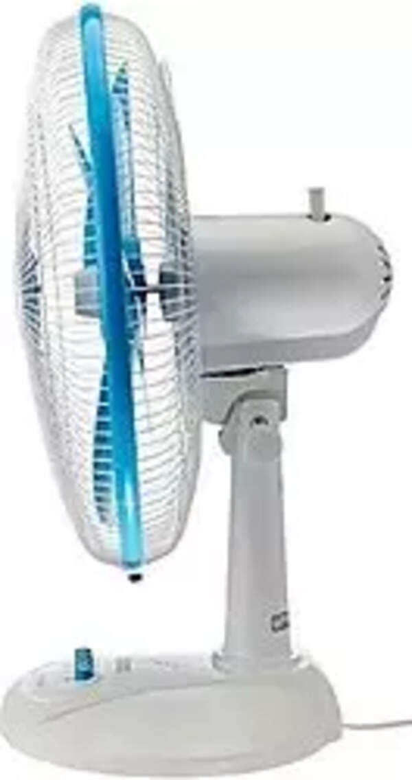 Usha MAXX AIR 0 mm 3 Blade Table Fan (New blue, Pack of 1) Photo Gallery and Official Pictures