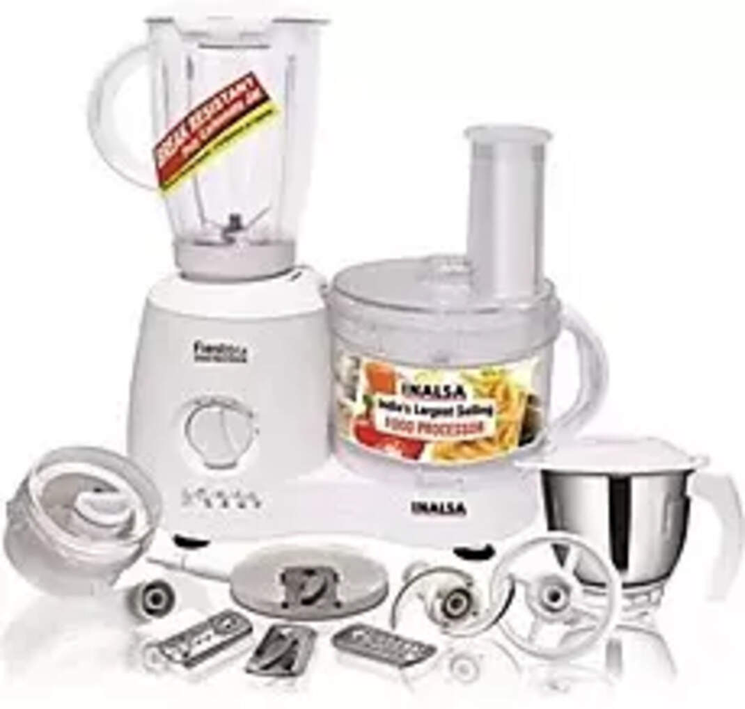 Compare Philips HL1661/00 700 W Food Processor (White) vs Usha Food