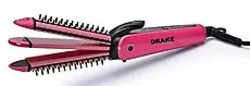 DRAKE Professional 3 in 1 Hair Styler- Hair Curler, Hair Crimper and Hair Straightener