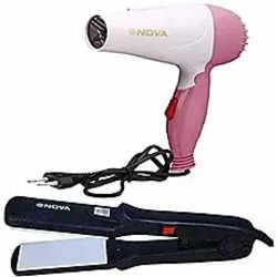 Fapa Combo set of 3 with 1290 hair dryer (Hair Dryer + Hair Straightner)