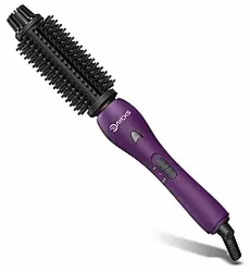 Baycks Professional 3-in-1 Portable Hair Straightener Comb Brush Curler Negative Ionic Hot Brush and Ceramic Flat Iron for Women