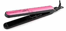 Nova NHS 980 Salon Style Temperature Controlled Hair Straightner (Black/Pink)