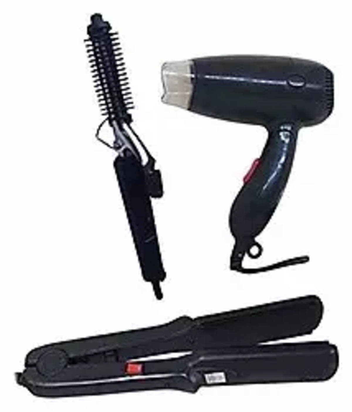 c device Elite India 1000W Combo Hair Dryer Straightener and Curler Price  in India, Specifications and Review