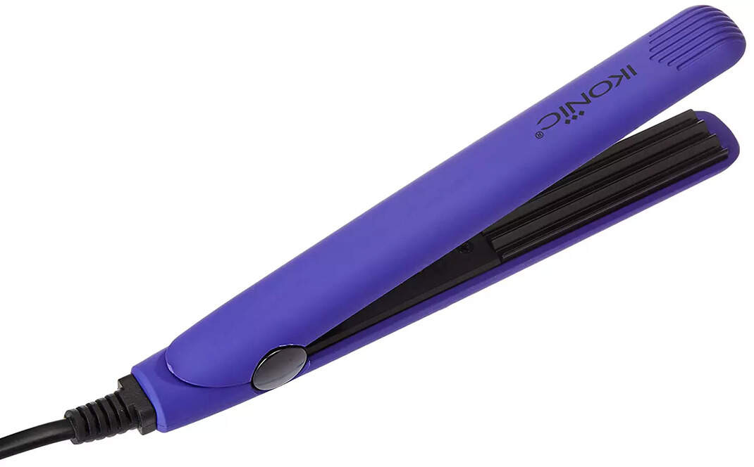 Compare iKonic MiniCrimperMain Hair Straightner (PurpleBlack) vs