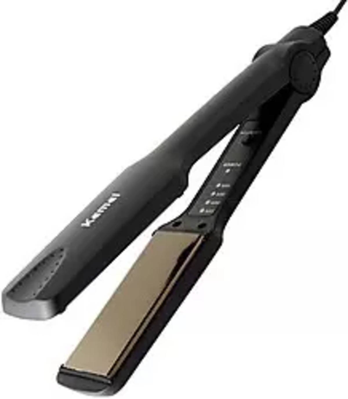 Kemei KM-329 by FZCTECH Hair Brush Auto Fast Hair Straightener Comb Irons  Electric Straight Hair Comb Straightening (Black) Price in India,  Specifications and Review