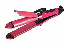 ShoppoStreet 2 in 1 Hair Beauty Set | Electric and Professional Hair Curler And Hair Straightener (Multi-Colour)
