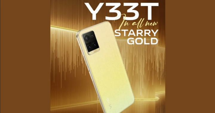 Vivo Y33T gets a new Starry Gold colour variant