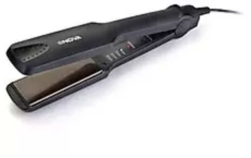 Nova NHC 329 Hair Straightner Black Price in India