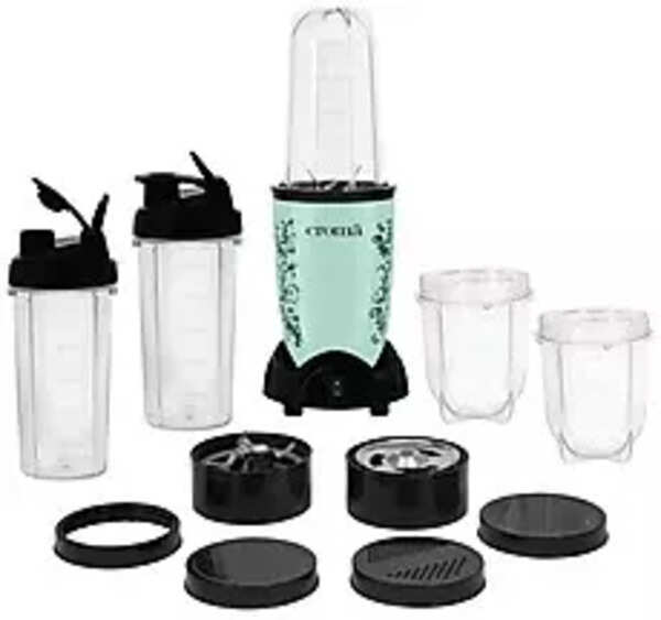 Croma Nutri 400 Watts Mixer Grinder Blender 5 Attachments, CRSKAH402sJC5J (GreenBlack) Photo