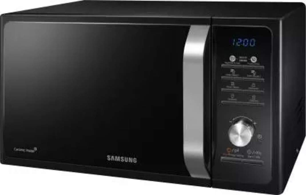 samsung ms23f301tas solo microwave oven in silver tact