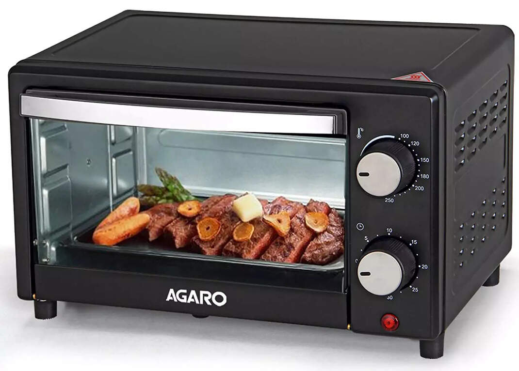 Compare Agaro 33266 9 L Oven Toaster Grill (Black) vs Wonderchef