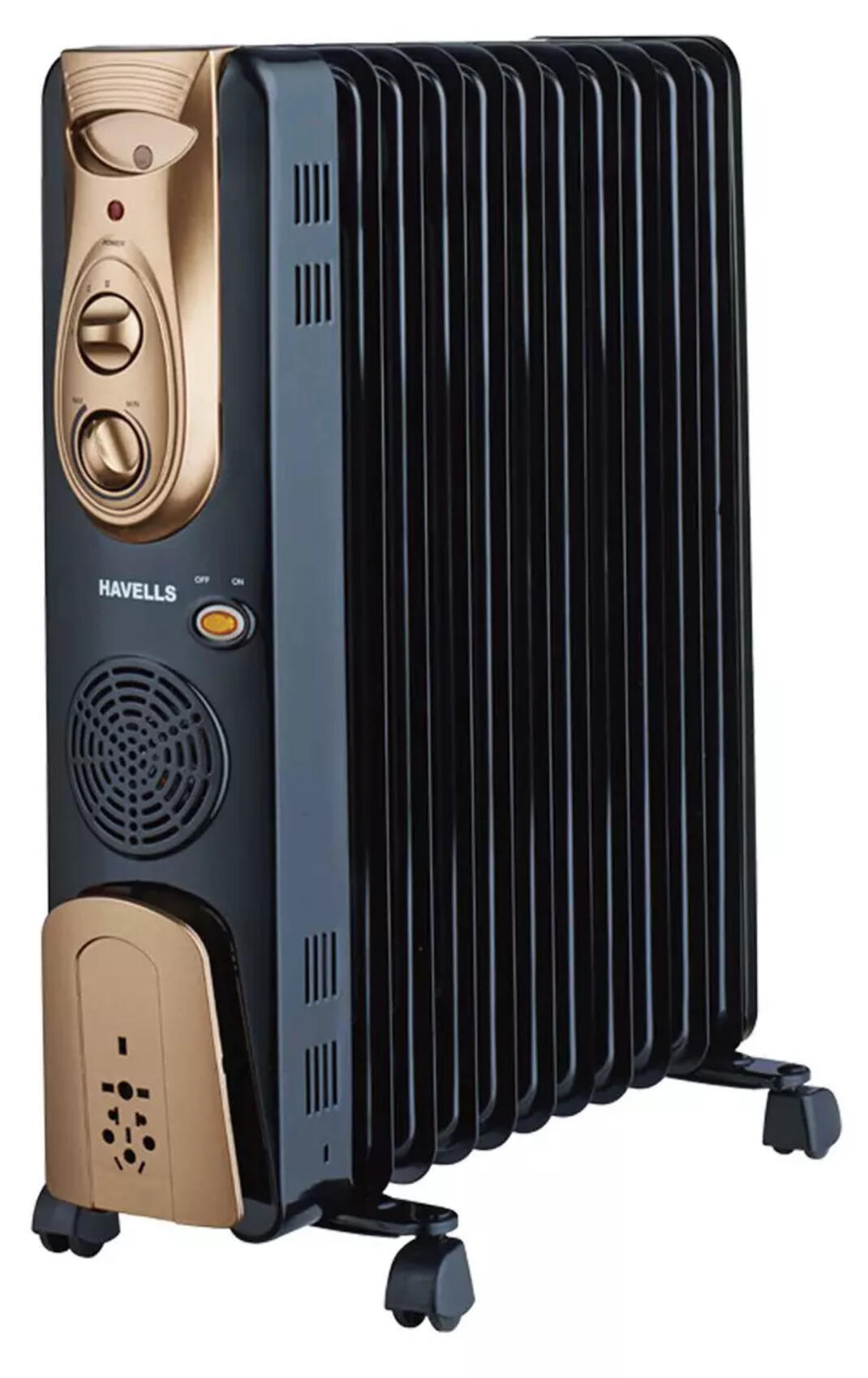 Compare Havells OFR - 11Fin 2900-Watt PTC Fan Heater (Black) vs Havells OFR  13 Wave Fins with Fan Beige 2900 W - Havells OFR - 11Fin 2900-Watt PTC Fan  Heater (Black) vs