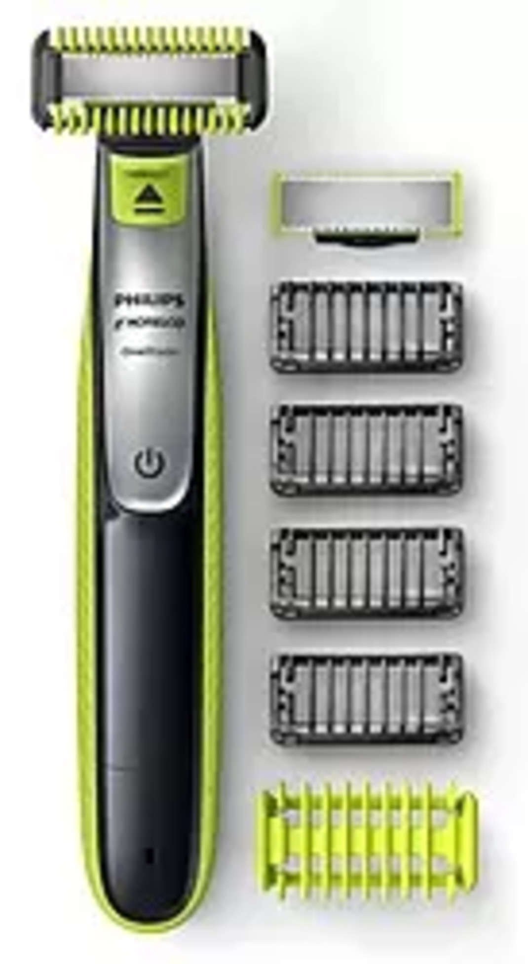 Philips QP2620/10 OneBlade Face + Body Hybrid Trimmer and Shaver with 4  Trimming Combs (New Model)