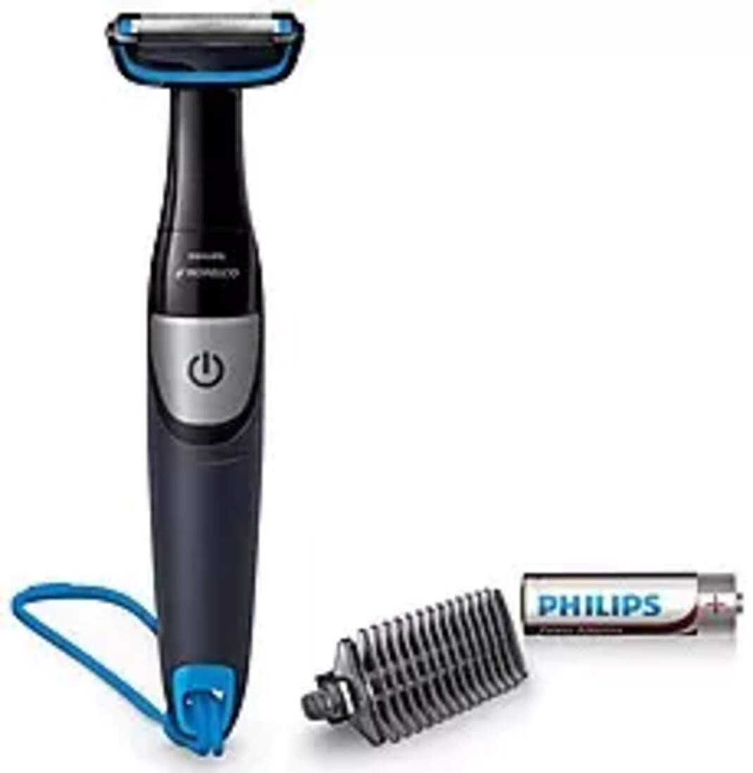 Compare Philips BG1026/60 Norelco 1100 Bodygroom Trimmer vs Philips S5050/06 Aquatouch Electric