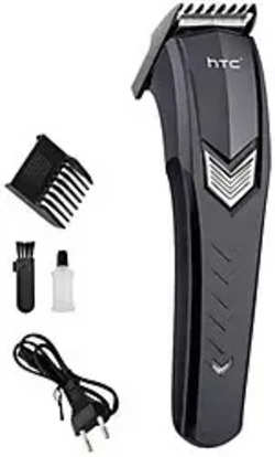 HTC AT 527 Rechargeable Trimmer Trimmer for Beard & Moustache (Black)
