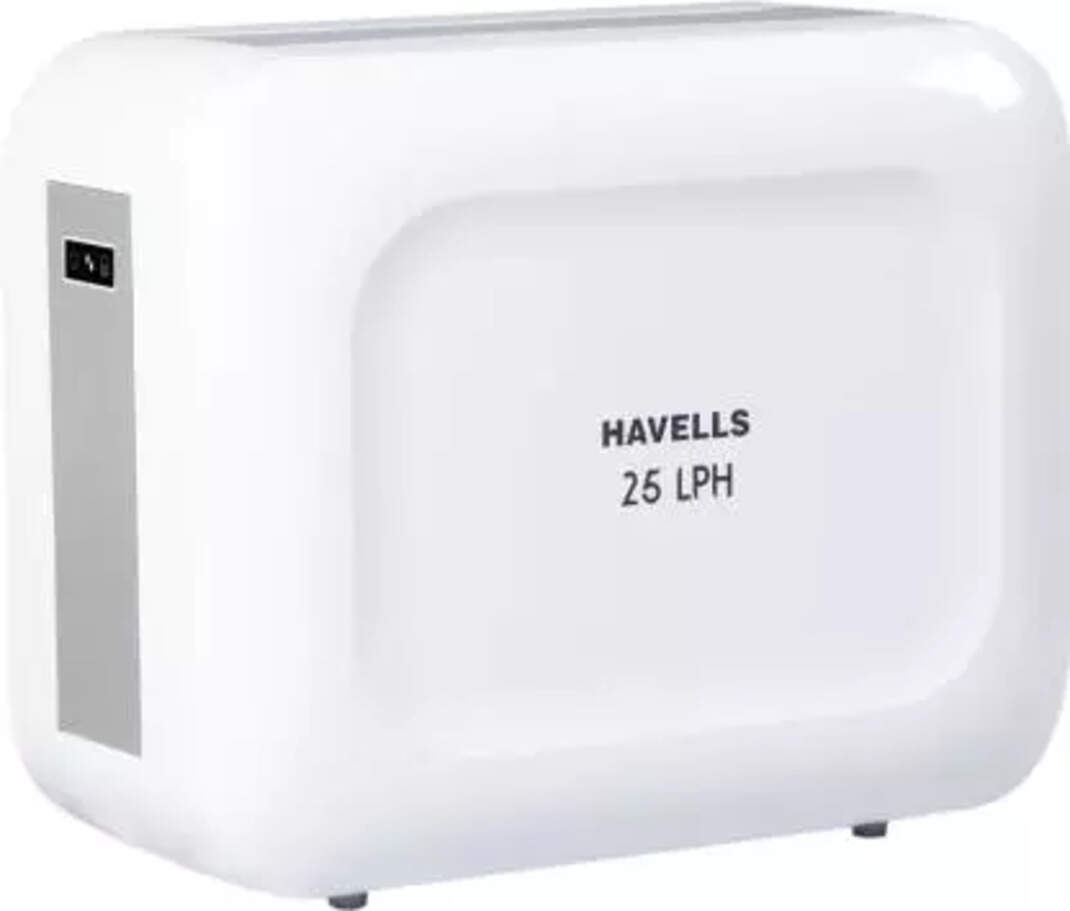 Compare Havells 25 LPH 100 RO & UV purified pH balanced water RO + UV Water Purifier (White) vs