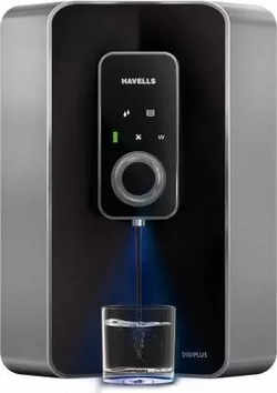 Havells Digiplus 100% RO & UV WITH MINERAL, Double UV Purification & Revitalizer 7 L RO + UV Water Purifier  (Black)