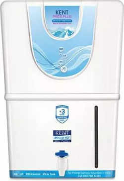 Kent RO Pride Plus 8 L RO + UV + UF + TDS Water Purifier  (Whire)