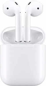 Apple AirPods with Charging Case Bluetooth Headset with Mic (White, In the Ear)