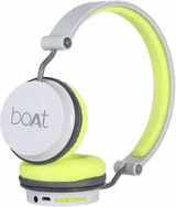 boAt Super Bass Rockerz 400 Bluetooth On-Ear Headphones with Mic (Grey-Green)