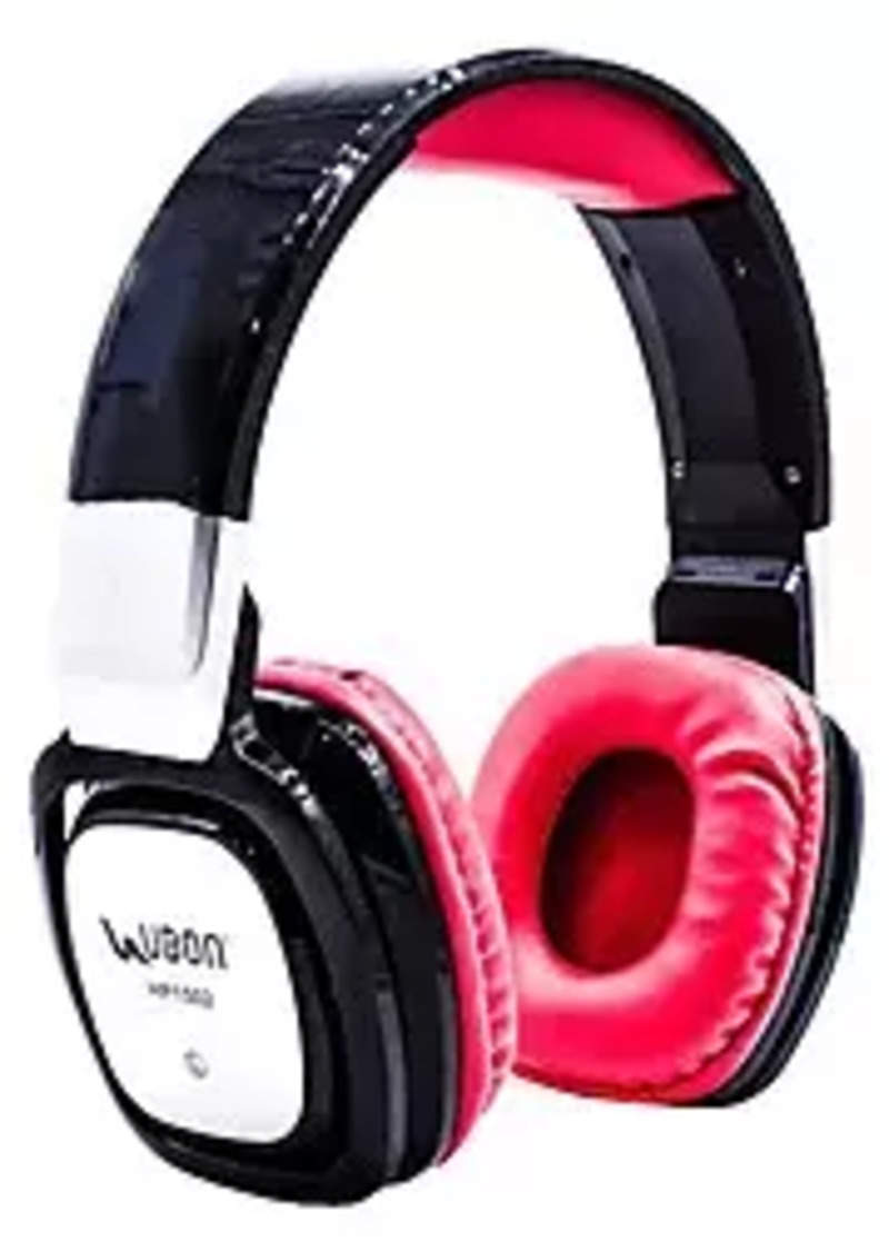 Ubon HP 1502 Wired Headphone Black Red Price in India