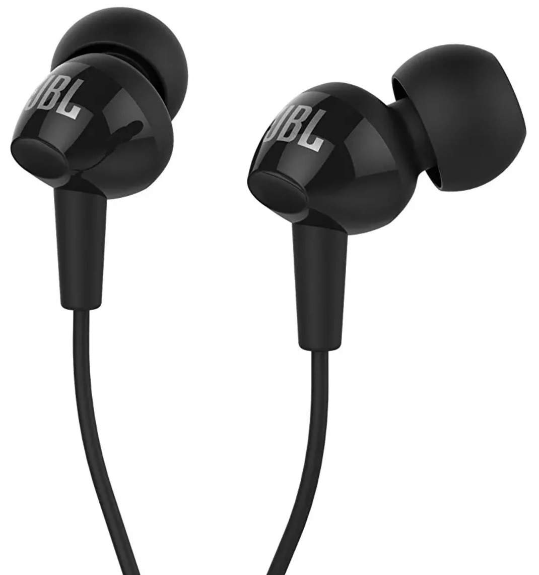 Compare JBL C100SI In Ear Headphones with Mic Black vs JBL