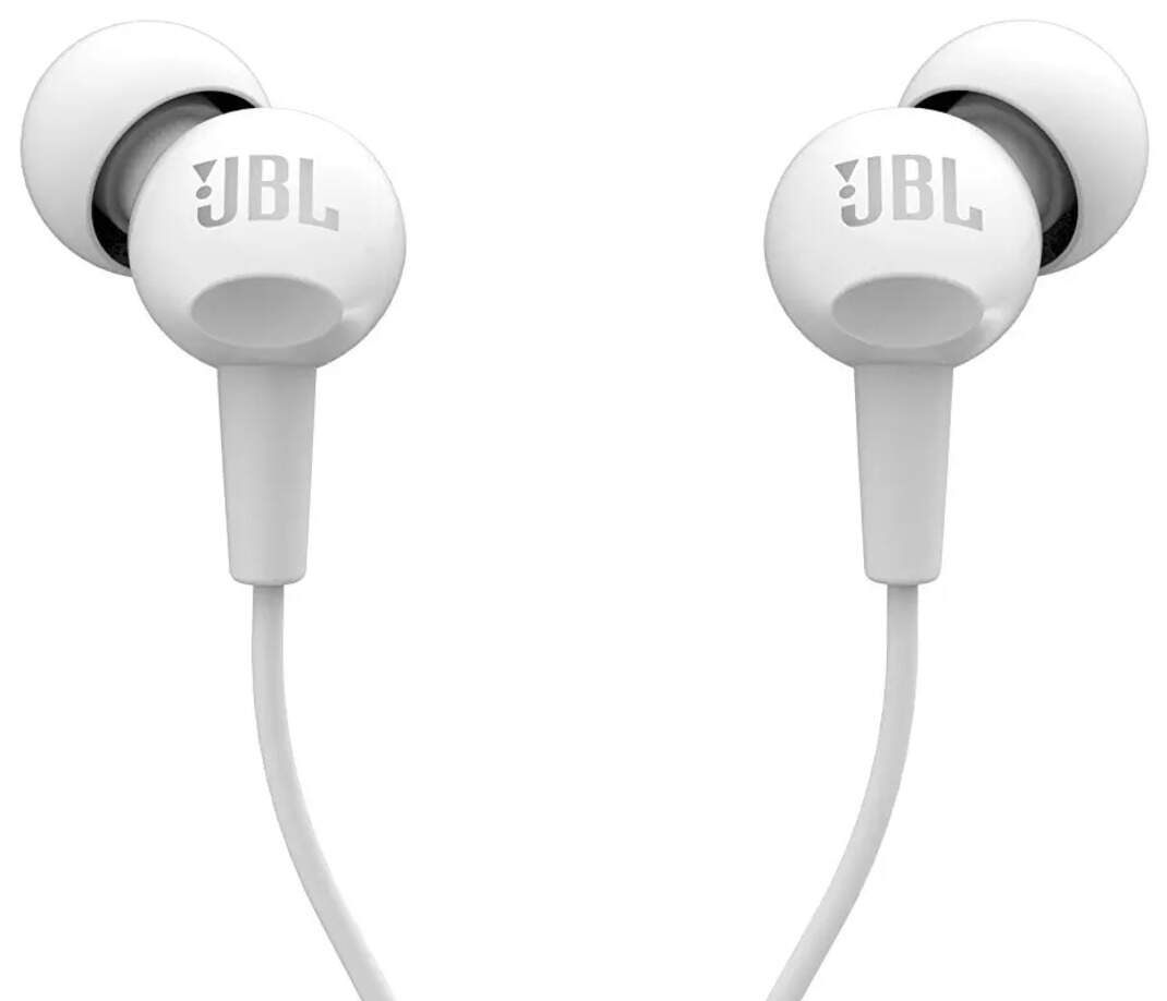 JBL C100SI In-Ear Headphones with Mic (White) Price in India ...