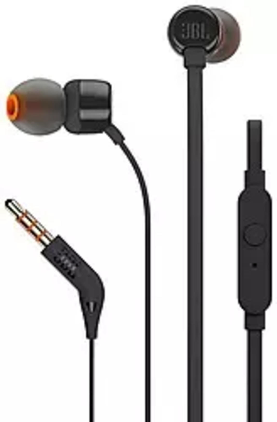 Compare JBL T160 in Ear Headphones with Mic Black vs Realme Buds