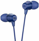 Compare JBL C50HI in Ear Headphones with Mic Blue vs Realme Buds