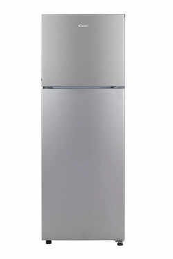 Candy Double Door 258 Litres 2 Star Refrigerator Moon Silver CDD2582MS