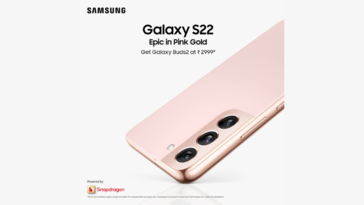 Samsung Galaxy S22 in a stunning new Pink Gold avatar