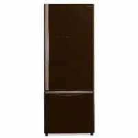 Hitachi Double Door 466 Litres 3 Star Refrigerator Glass Brown R
