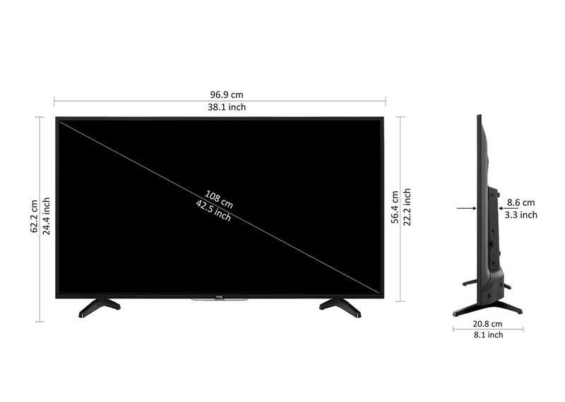 VU 43UA 43 inch LED Full HD TV Online 
