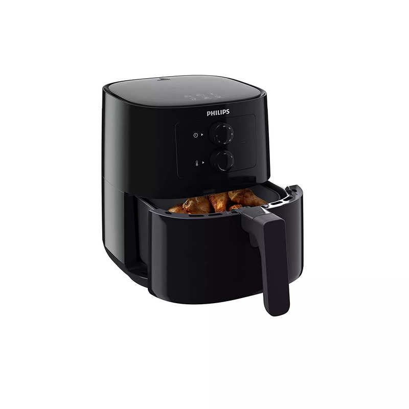 PHILIPS Air Fryer HD9200/90, uses up to 90% less fat, 4.1 with Rapid Air Technology (Black), Large Price in India, Specifications and Review