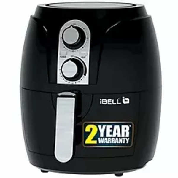iBELL AF23B1 Air Fryer 2.3 Litre 1200W Crispy with Smart Rapid Air Technology,Timer Function & Fully Adjustable Teperature Control(Black)