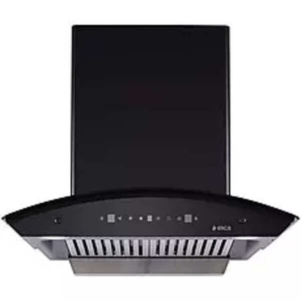 Elica 60 cm 1310 m3/hr Auto Clean Chimney (BFCG 600 HAC MS NERO, 2