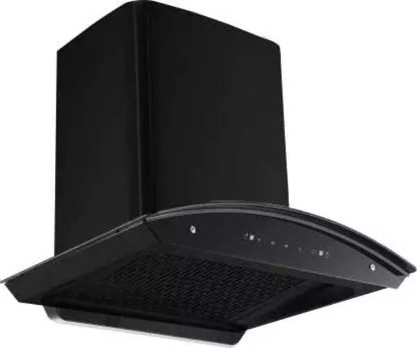 Hindware Chromia Black 60 Cm Wall Mounted Chimney (Motion Sensor,1200