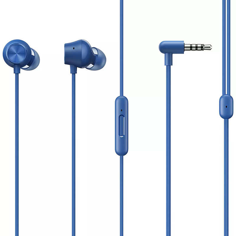 Realme Buds 2 Wired in Ear Earphones with Mic Blue Price in