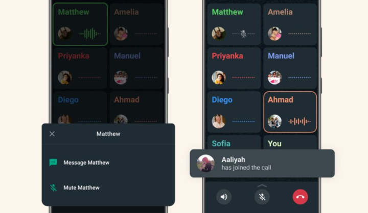 WhatsApp brings new features for group voice calls