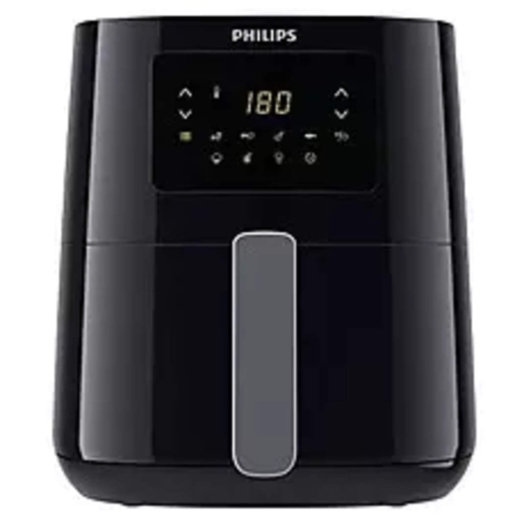 Compare Philips Essential Air Fryer HD9252/70 with Rapid Air Technology,  uses up to 90% less fat, 7 Presets Touch Screen vs SOLARA Xtra Large Digital  Air Fryer for Home Kitchen with 8